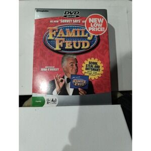 Vintage John Hurley Hosted FAMILY FEUD DVD Game TV Trivia Family Game * SEALED *